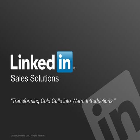 Transforming Cold Calls into Warm Introductions