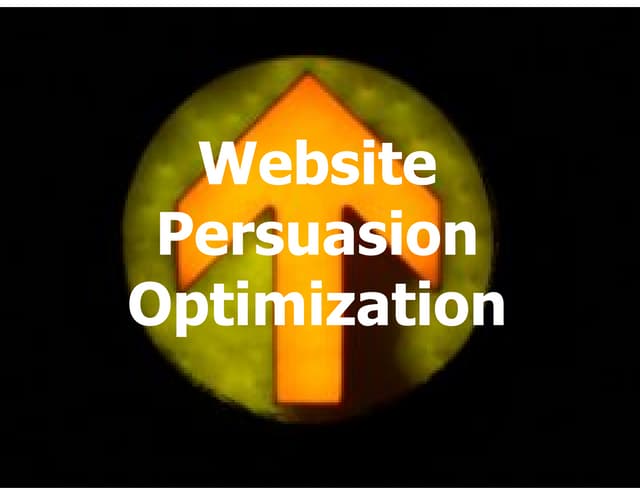 Website Persuasion Optimization