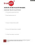 web design questionnaire