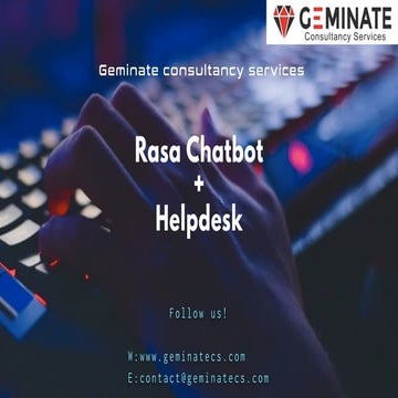 Website rasa chatbot + helpdesk