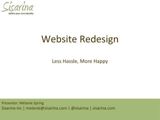 Simple Web Design Case Study (Website Design Process Walkthrough) | PPT