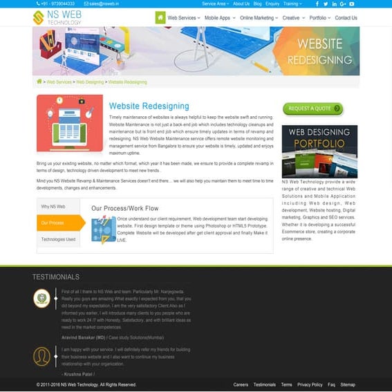 Website redesigning company in bangalore,website redesigning ,revamp in banga...