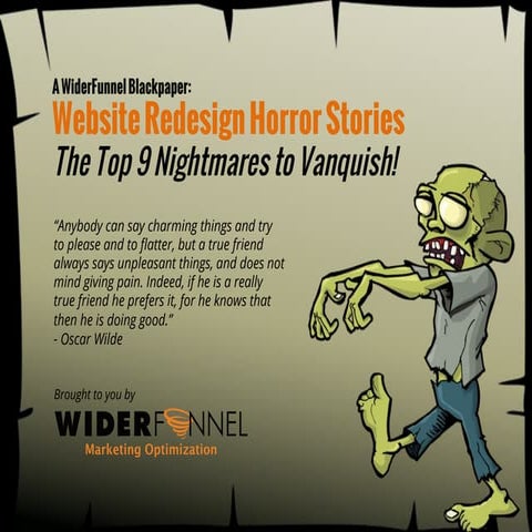 Website Redesign Horror Stories - The Top 9 Nightmares to Vanquish!
