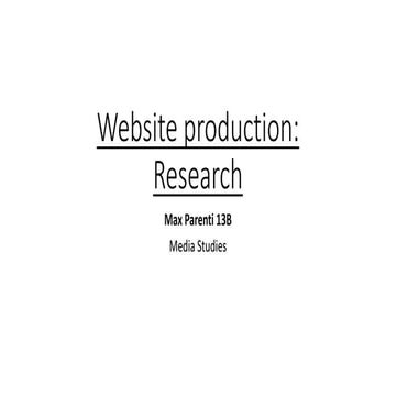 Website explanation | PPTX