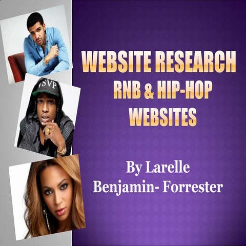 Website Research - Analysis of Genre Websites
