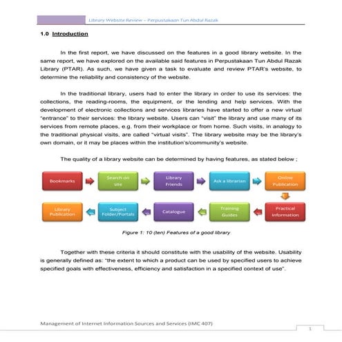 PTAR UITM Website review 