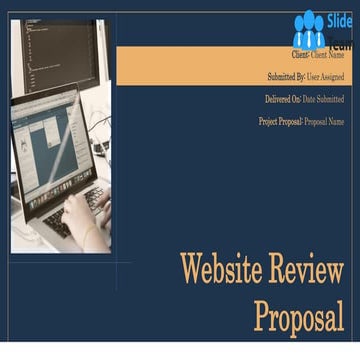 Website Review Proposal PowerPoint Presentation Slides