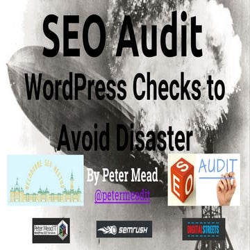 Website SEO Audit WordPress Checks 