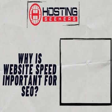 WHY IS WEBSITE SPEED IMPORTANT FOR SEO? 