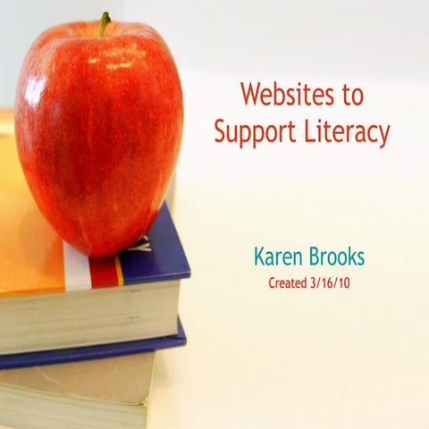 Websites To Support Literacy