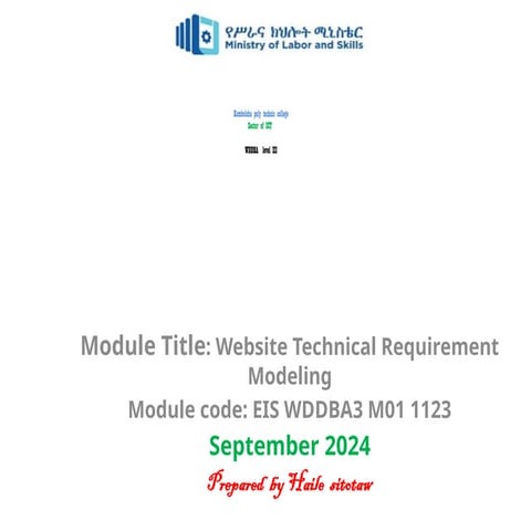website technicalrequirement chapter one.pptx
