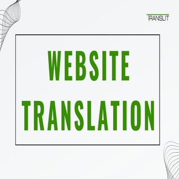 6 Effective Types of Website Translation - Translit | PPT