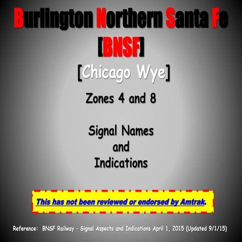 burlington northern santa fe [bnsf] chicago wye zones 4  8 (2016)f