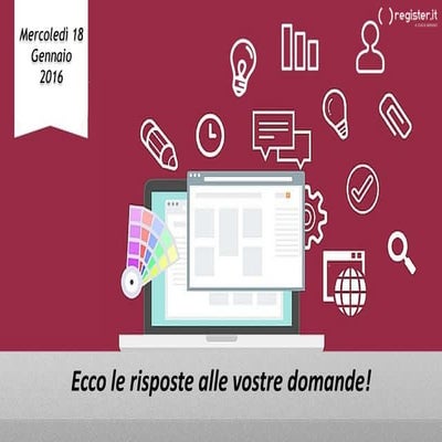 WebSite: tutte le risposte alle vostre domande | PPT