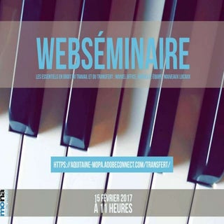 Webséminaire Droit du travail et du...