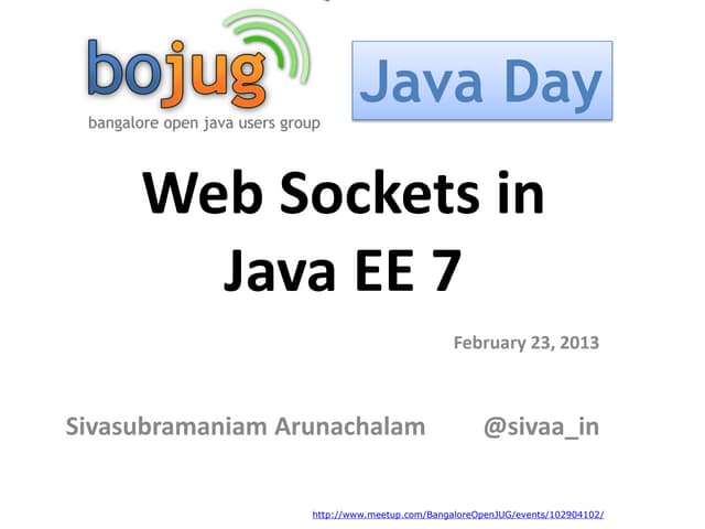 Web Sockets in Java EE 7