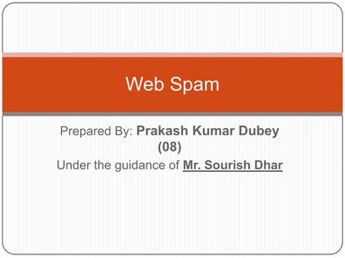 Web spam