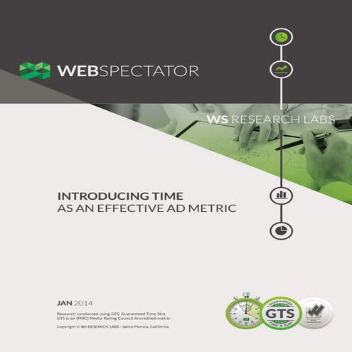 Web spectator   time as a measurement