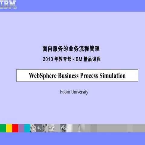 WebSphere Business Process Simulationon