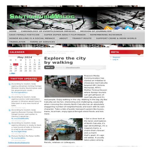 Explore the city by walking