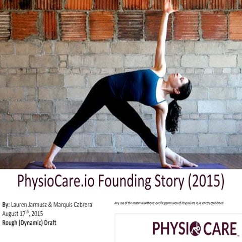 Physiocare.io -- About Us and Strategy Deck