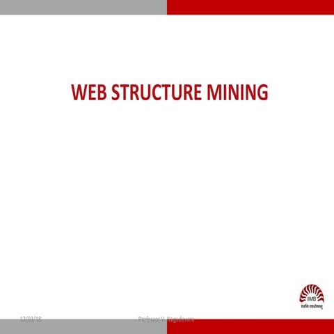 Web structure mining | PPT