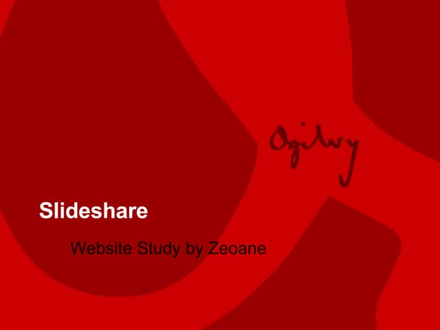 Webstudy Slideshare Zeoane 