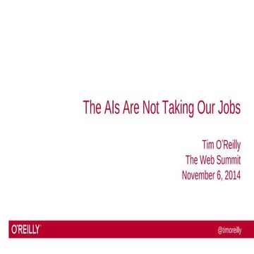 The AIs Are Not Taking Our Jobs...They Are Changing Them