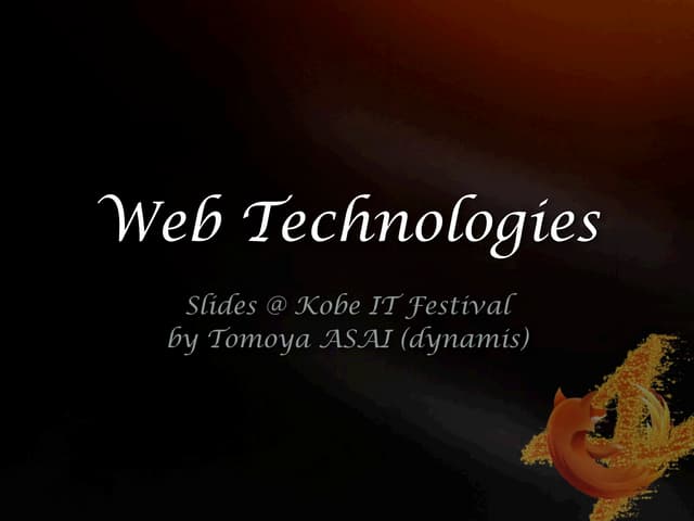 Web Technologies