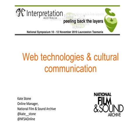 Web technologies & cultural communication