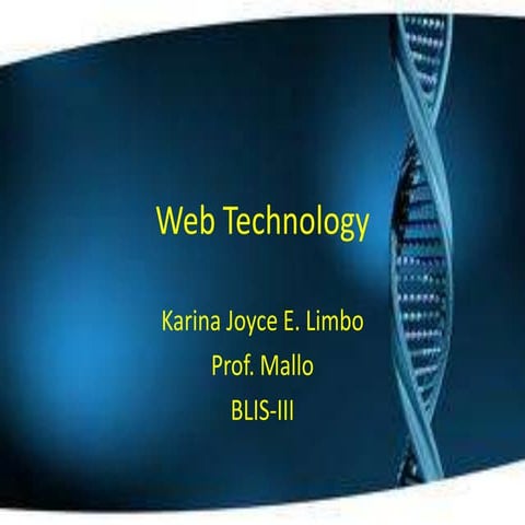 Web technology -karz