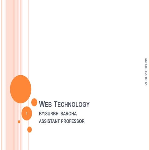 Web Technology Unit 1 | PPT
