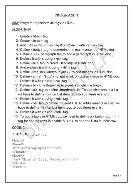 Learn JavaScript HTML & CSS | PDF