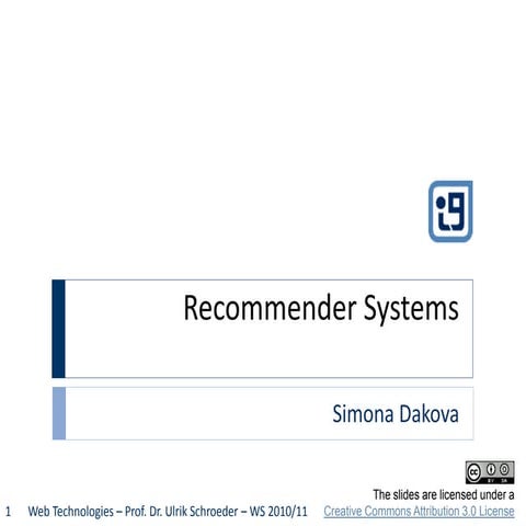 Webtech recommender systems_presentation