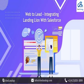 Web to Lead - Integrating Landing Lion with Salesforce