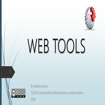 Web tools