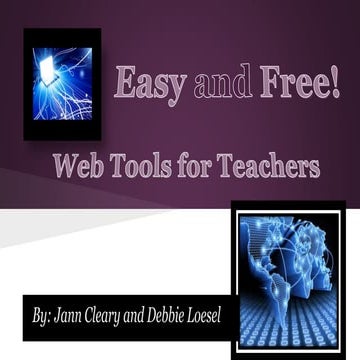 Web tools for Teachers