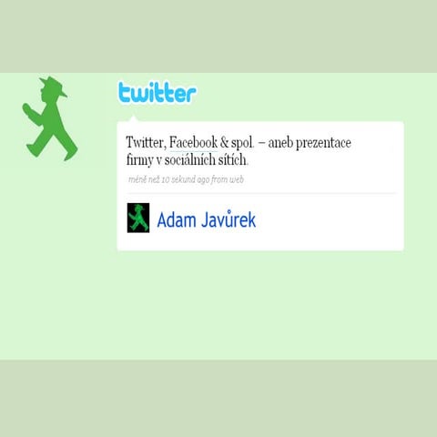 Prezentace firmy v sociálních sítích