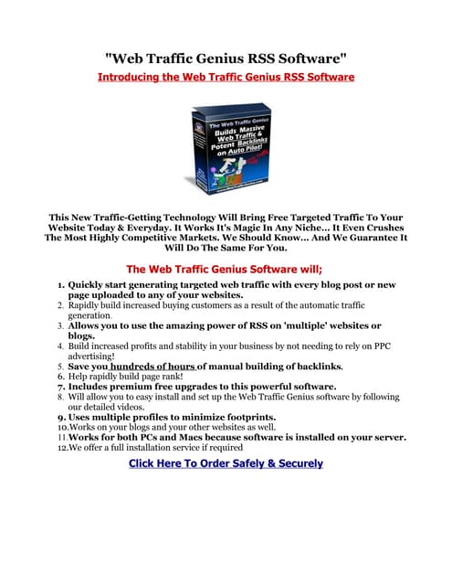 Web Traffic Genius-Auto Web Traffic...