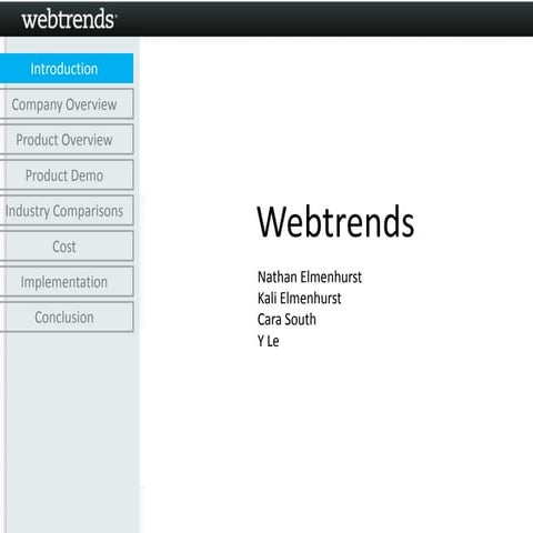 Webtrends Review
