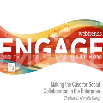 Webtrends Engage Keynote