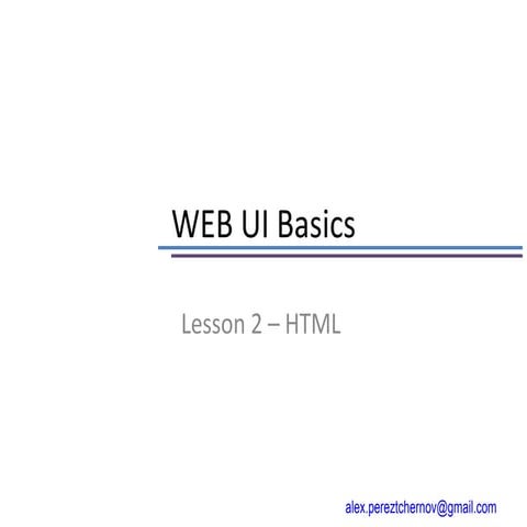 Html, css, js | PPTX