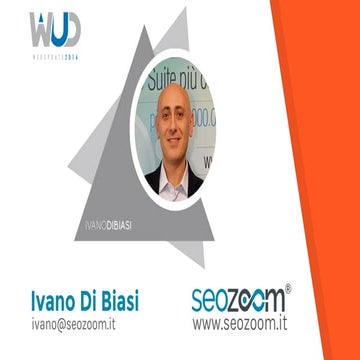 Copywriting + Keyword research per l'editoria e blog #WUD16 