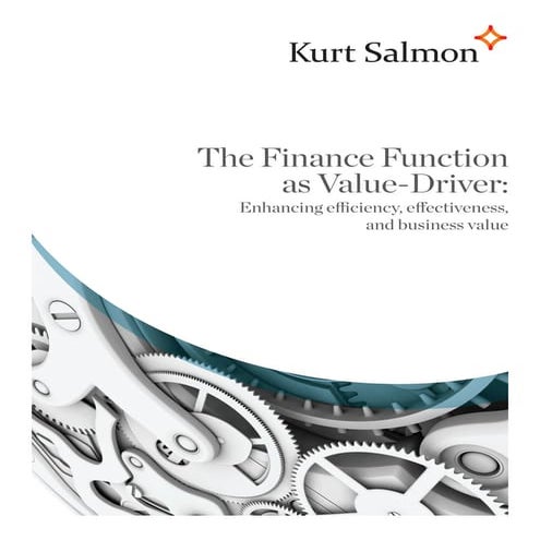  kurt salmon-the finance function as value-driver-m.mercusot-m.leon