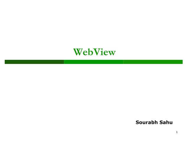 Web view