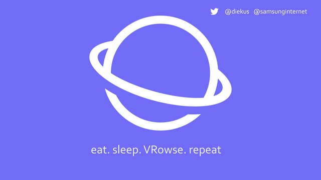 WebVR, an offspring of two worlds