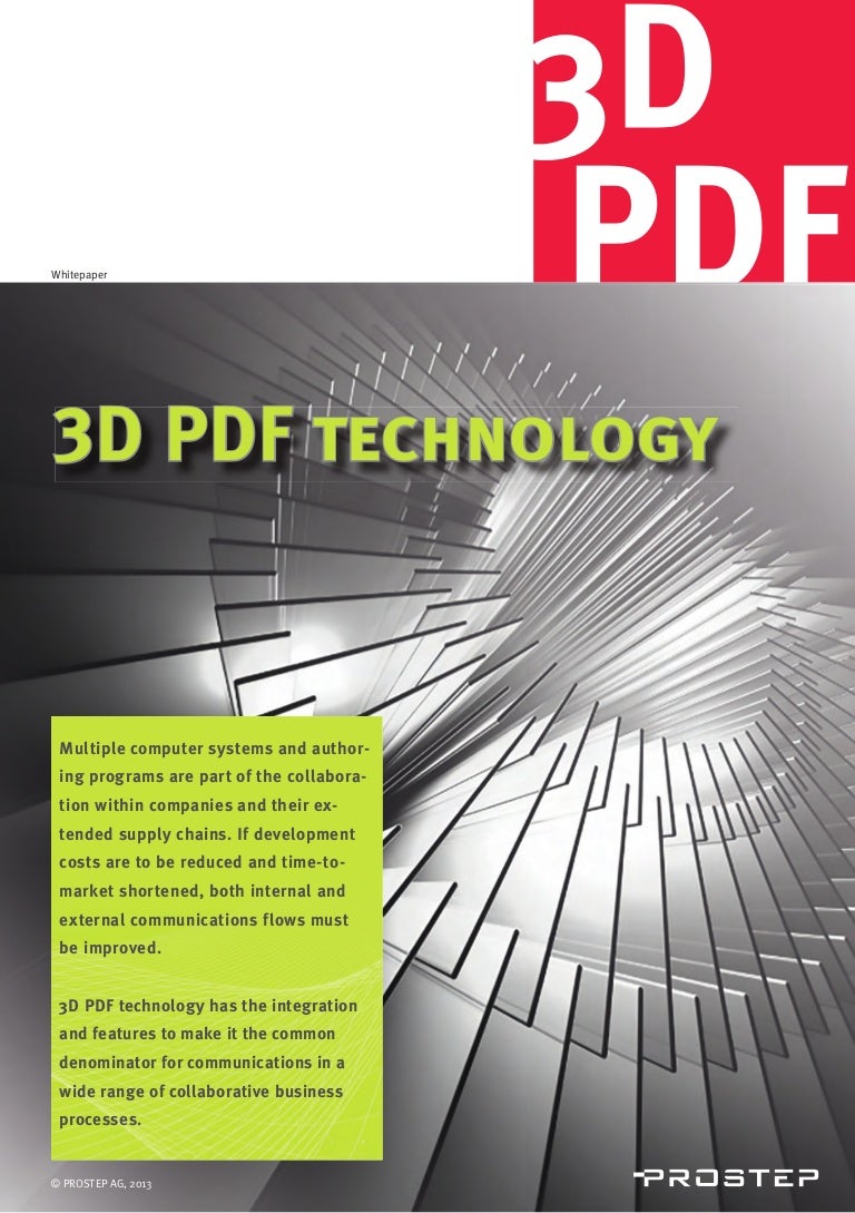 3d pdf technology from prostep