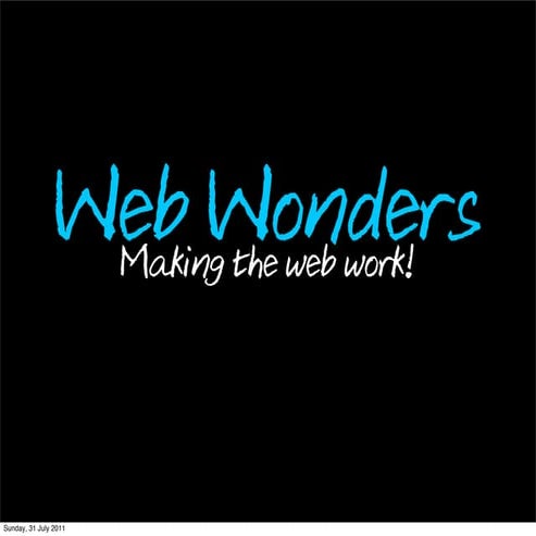Web Wonders
