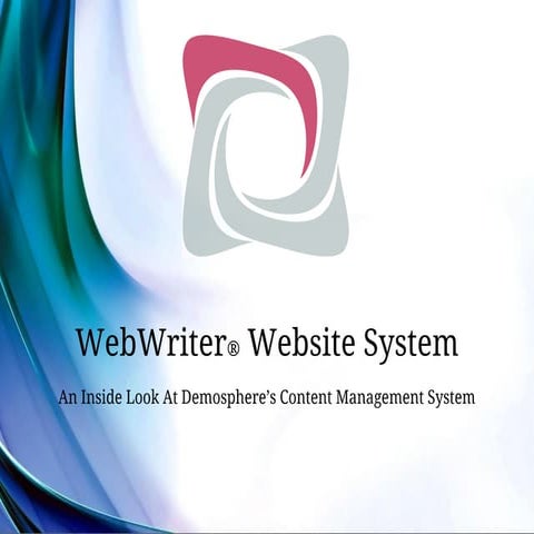 WebWriter® 2 Slideshow