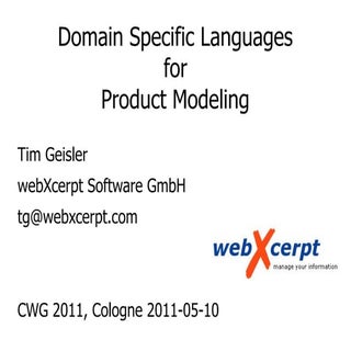 Domain-Specific Languages for Produ...